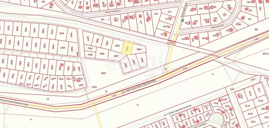 Участок в Белгородская область, Белгород ул. Виктора Лосева (15.0 ... - Фото 1
