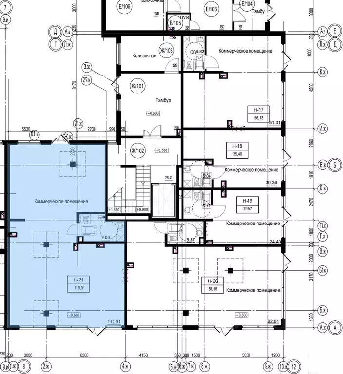 Помещение свободного назначения в Ленинградская область, Кудрово г. ... - Фото 1