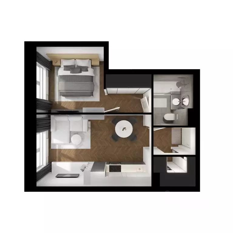 1-к кв. Свердловская область, Екатеринбург Уктус жилрайон, Утес жилой ... - Фото 1