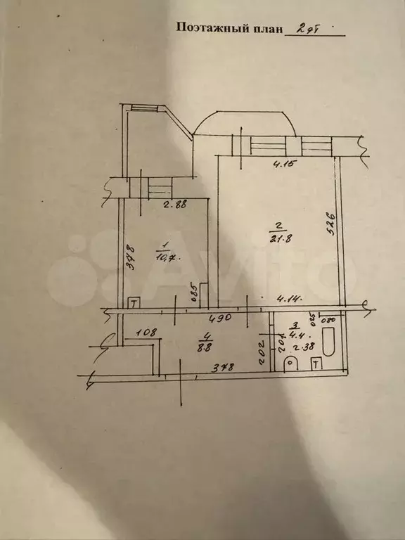 1-к. квартира, 48,9 м, 2/6 эт. - Фото 0