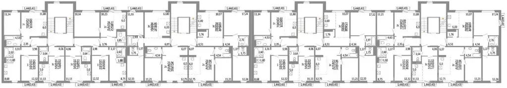 2-к кв. Челябинская область, Челябинск ул. Блюхера, 125В (42.41 м) - Фото 1