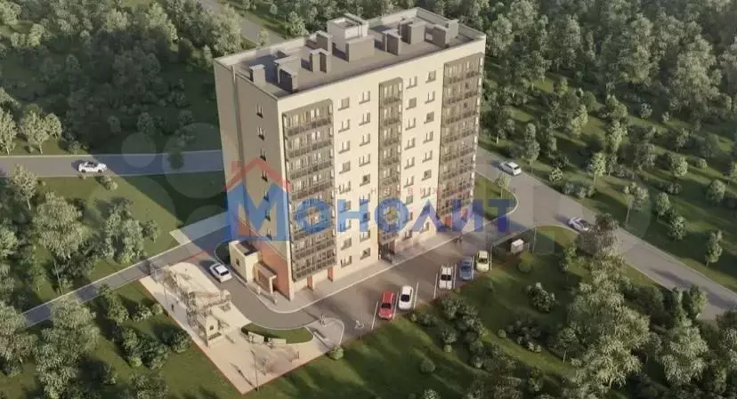 1-к. квартира, 37,9 м, 5/9 эт. - Фото 1