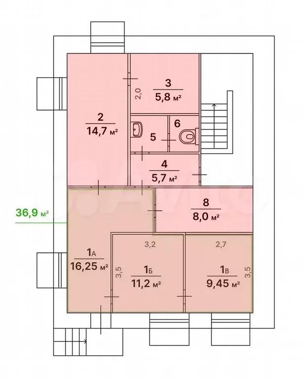 Продажа помещения 77,2 m по Коновалова - Фото 1