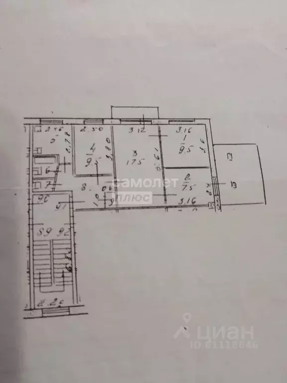 4-к кв. Иркутская область, Иркутск ул. Иосифа Уткина, 21 (60.0 м) - Фото 1