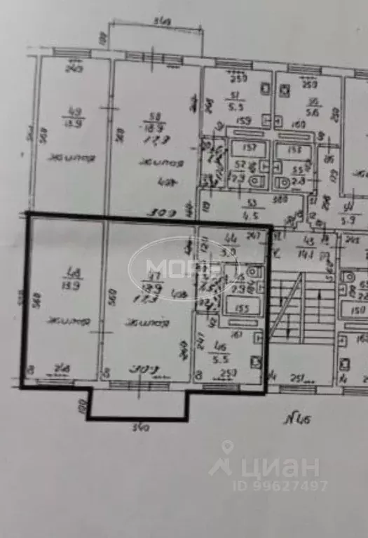 2-к кв. Калининградская область, Калининград Пионерская ул., 48 (44.1 ... - Фото 2