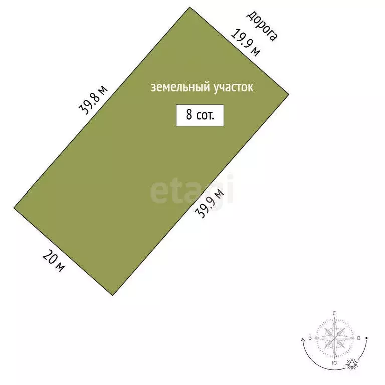 Участок в Республика Саха (Якутия), городской округ Якутск, село ... - Фото 1