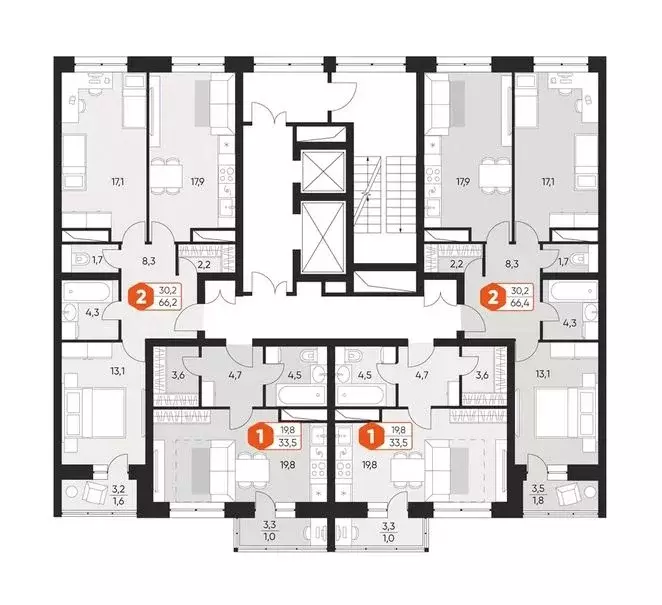 1-к кв. Московская область, Балашиха Гагарина мкр, ул. Проектная, 9Ас1 ... - Фото 2