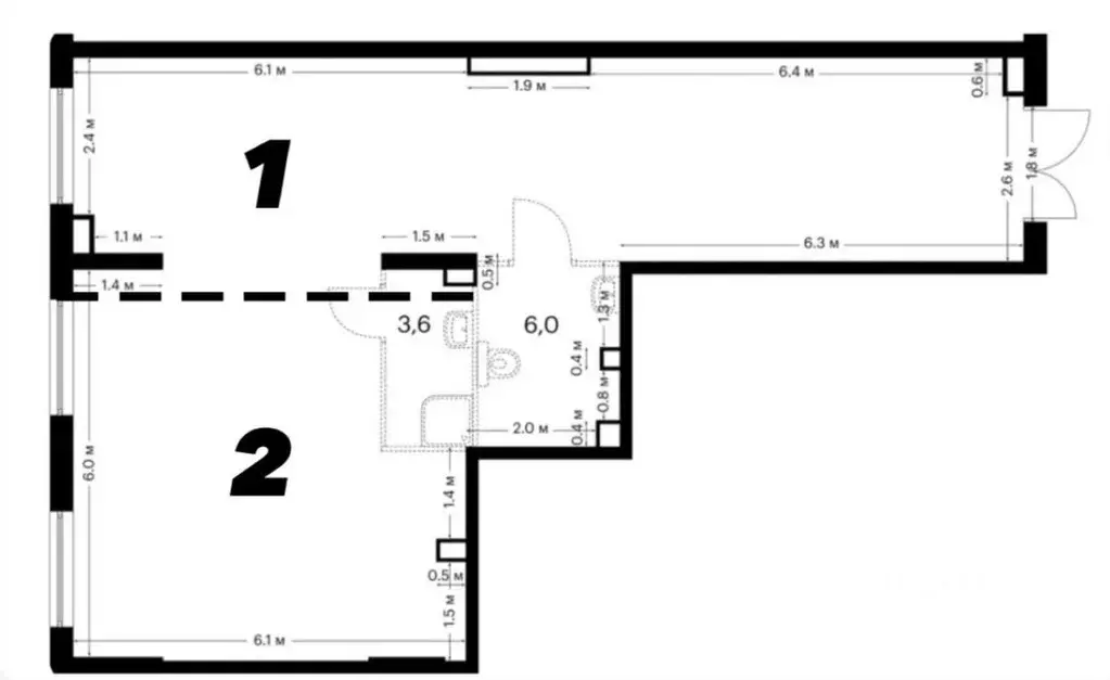 Помещение свободного назначения в Санкт-Петербург Лиговский просп., ... - Фото 2