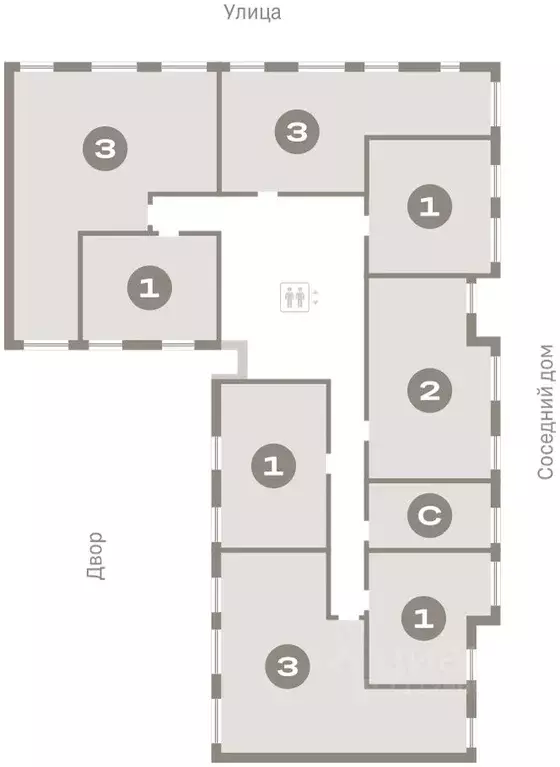 2-к кв. Омская область, Омск  (61.59 м) - Фото 2