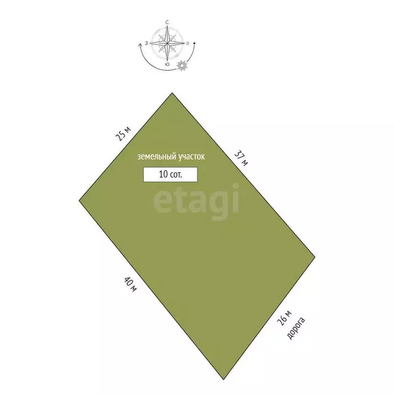 Участок в Калужская область, Ферзиковский муниципальный округ, ... - Фото 1