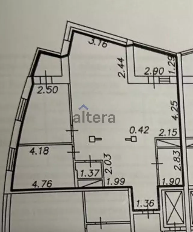 3-к кв. Татарстан, Казань просп. Победы, 46Б (95.0 м) - Фото 2