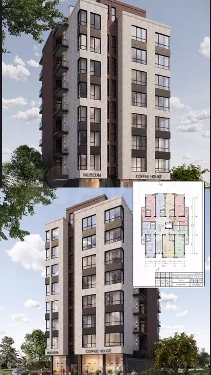 Квартира-студия, 29 м, 3/8 эт. - Фото 1