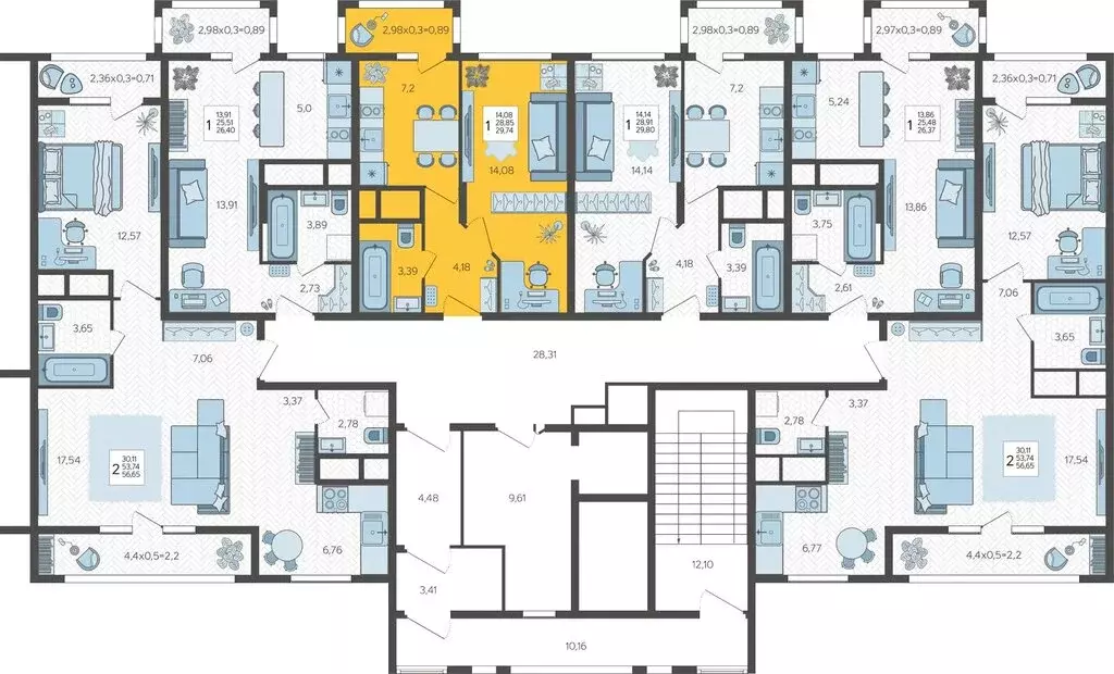 1-комнатная квартира: Краснодар, 3-я Трудовая улица, 1 (30.6 м) - Фото 1