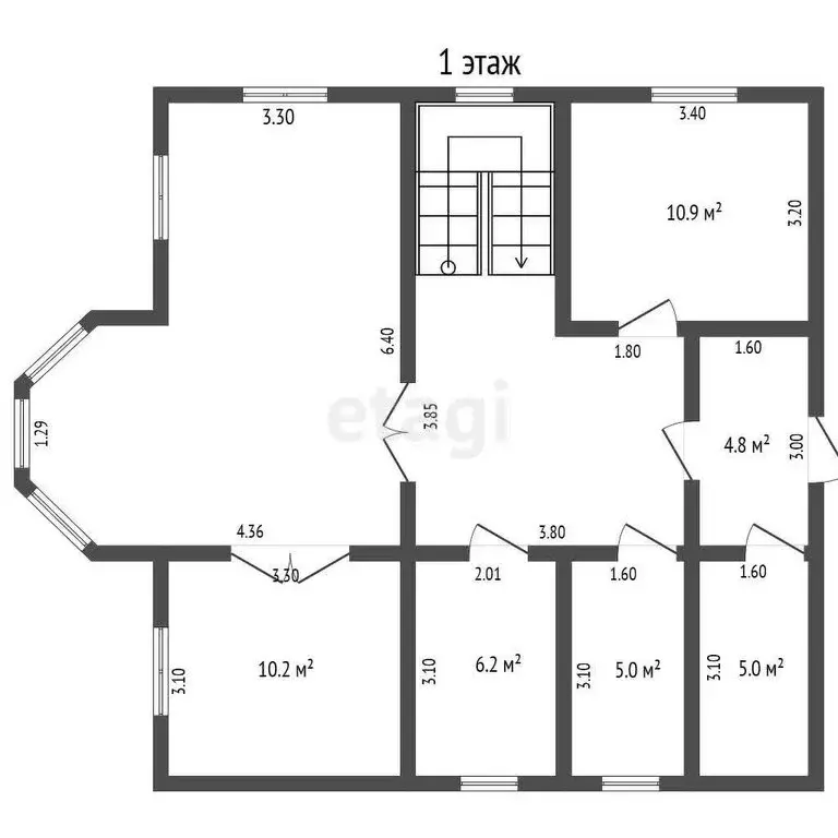Дом в Калининградская область, Гурьевский муниципальный округ, посёлок ... - Фото 2