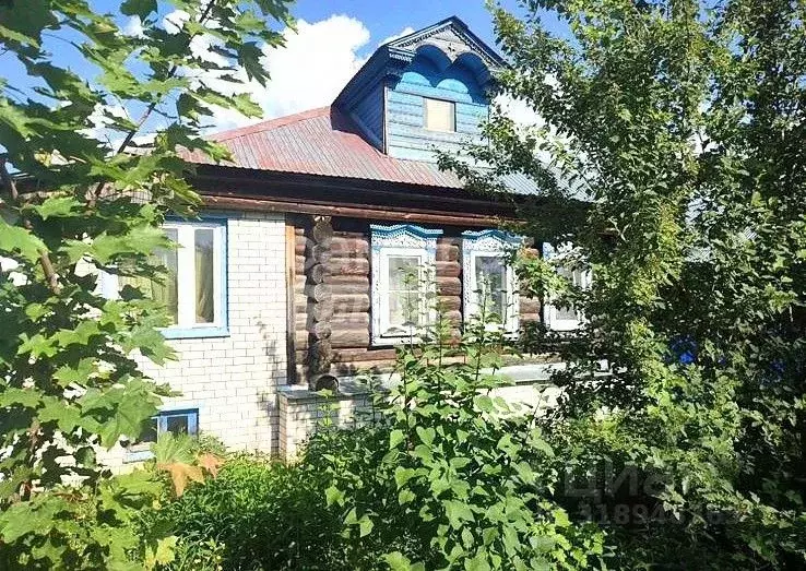 Дом в Нижегородская область, Лысковский район, д. Ушаковка Зеленая ... - Фото 0