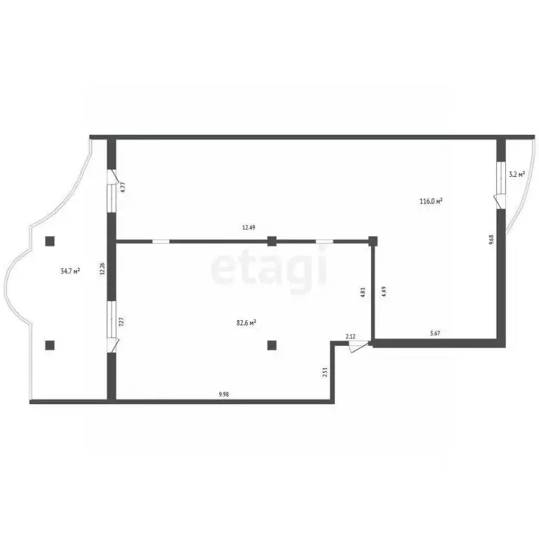 1-к кв. Крым, Ялта муниципальный округ, Ореанда пгт пер. Солнечный, 7 ... - Фото 2