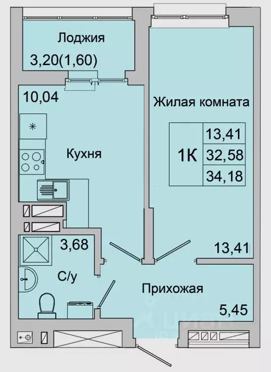 1-к кв. Ростовская область, Батайск ул. Булгакова, 11 (34.18 м) - Фото 0
