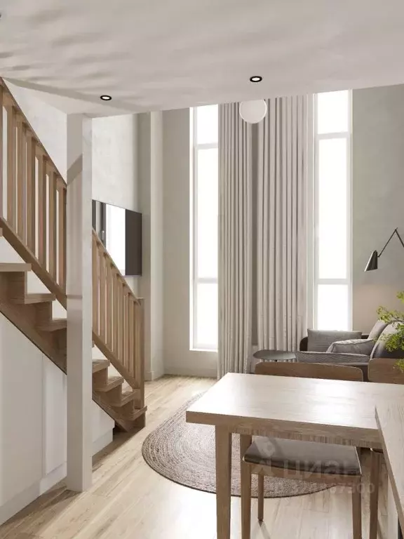 Студия Самарская область, Тольятти 4-й кв-л, бул. Курчатова, 20 (33.0 ... - Фото 2