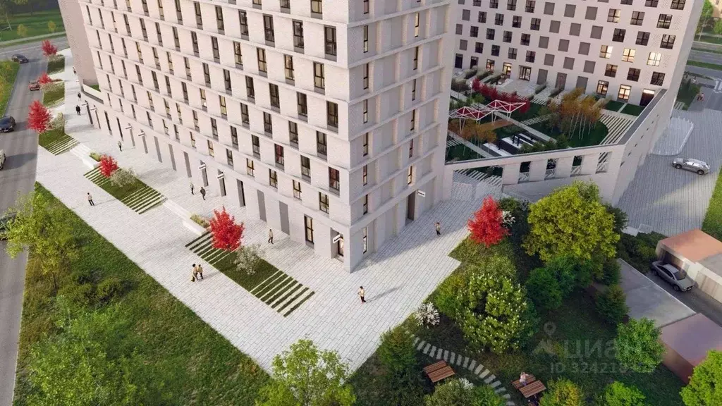 2-к кв. Татарстан, Казань Седьмое Небо жилрайон, Унай жилой комплекс ... - Фото 1