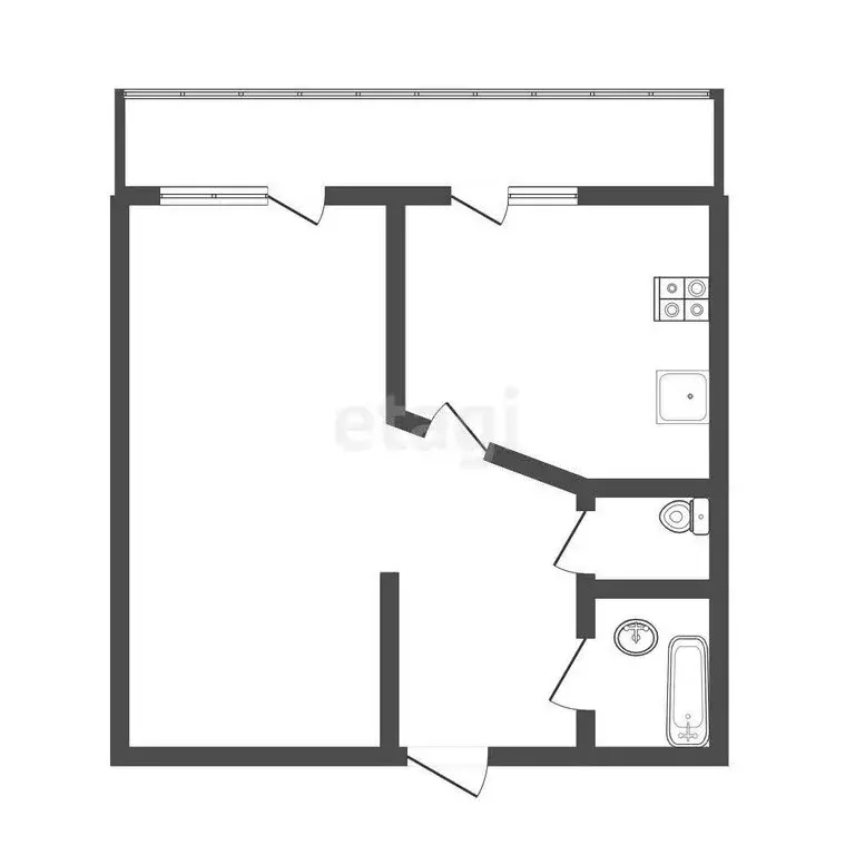 1-комнатная квартира: Воронеж, улица Ильича, 126 (35 м) - Фото 2