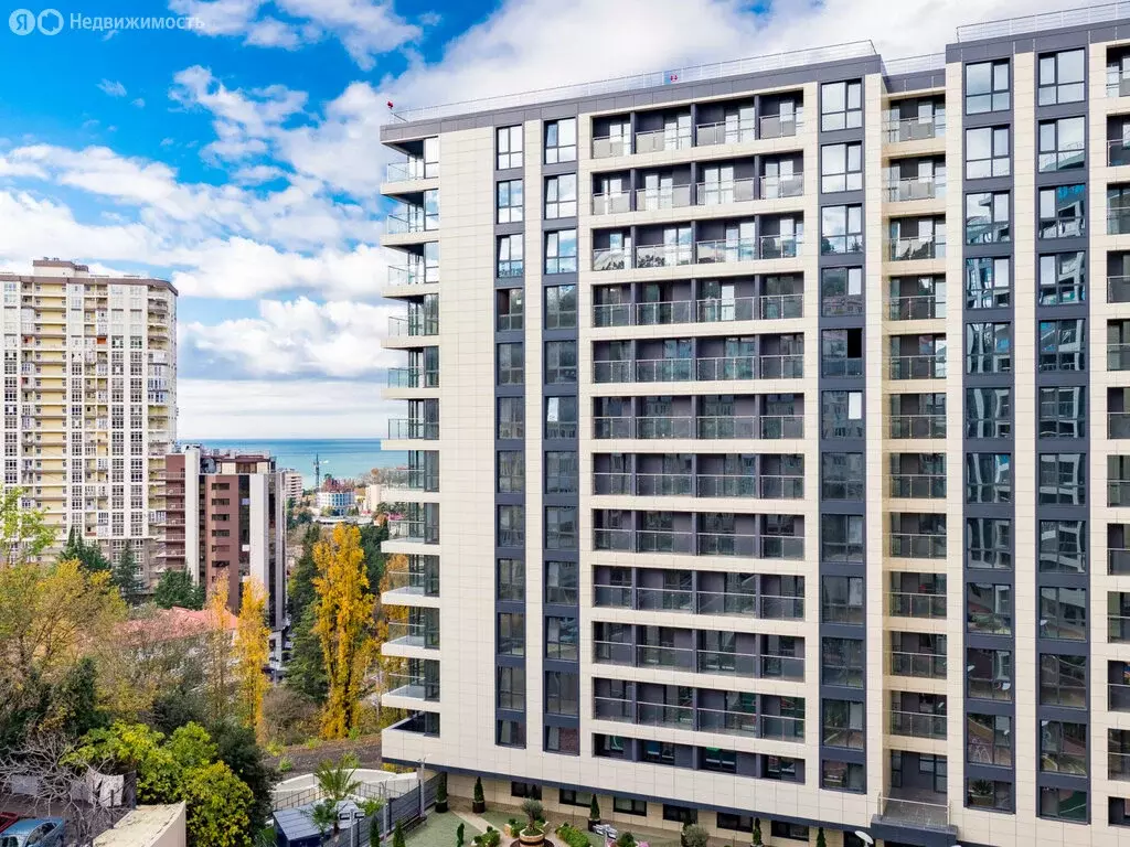 Квартира-студия: Сочи, микрорайон Центральный, переулок Горького, 24 ... - Фото 2