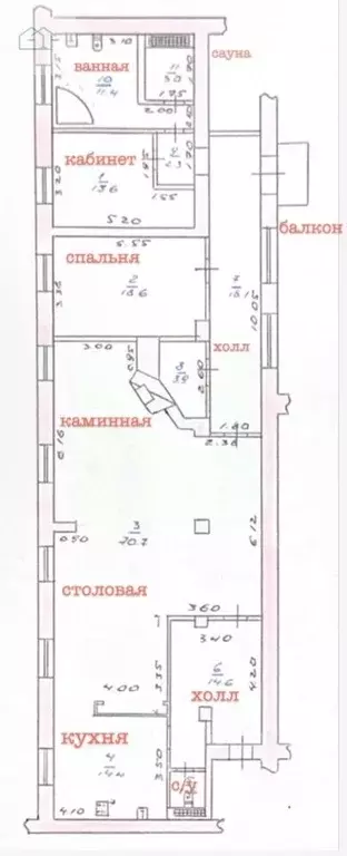 3-к кв. Воронежская область, Воронеж ул. Володарского, 64 (173.0 м) - Фото 2