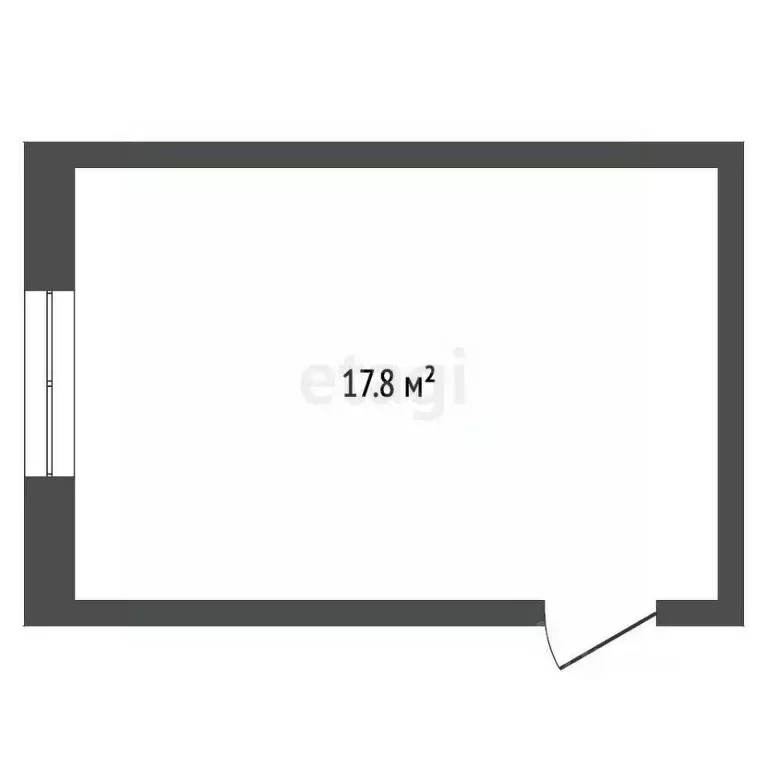 Студия Пермский край, Чернушка Банковский пер., 3 (17.8 м) - Фото 1