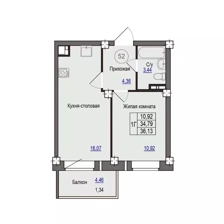 1-к кв. Псковская область, Псковский район, Завеличенская волость, д. ... - Фото 1