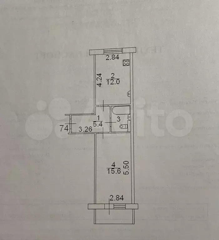 1-к. квартира, 39 м, 3/10 эт. - Фото 0