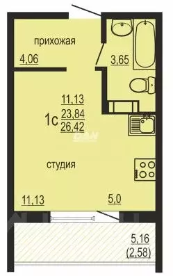 Студия Челябинская область, Челябинский городской округ, пос. Западный ... - Фото 2