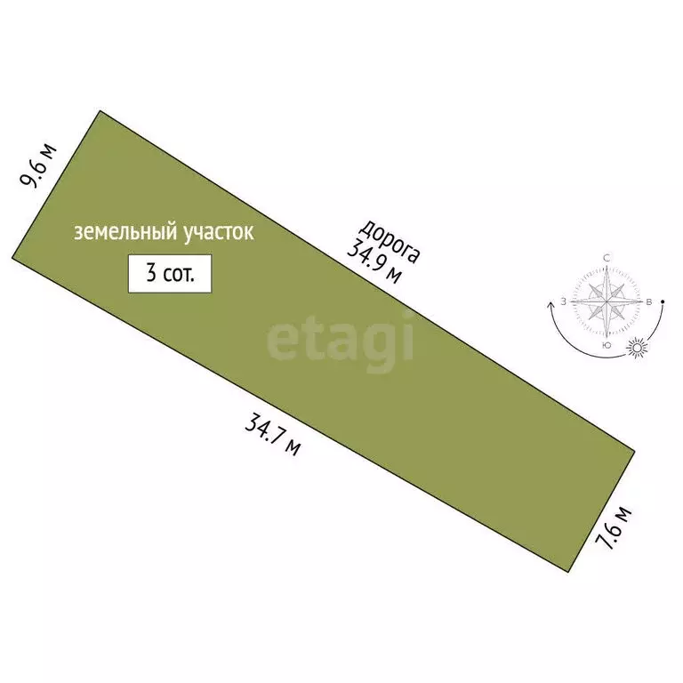 Участок в Трудовское сельское поселение, ТСН Мартовский, Июльская ... - Фото 1