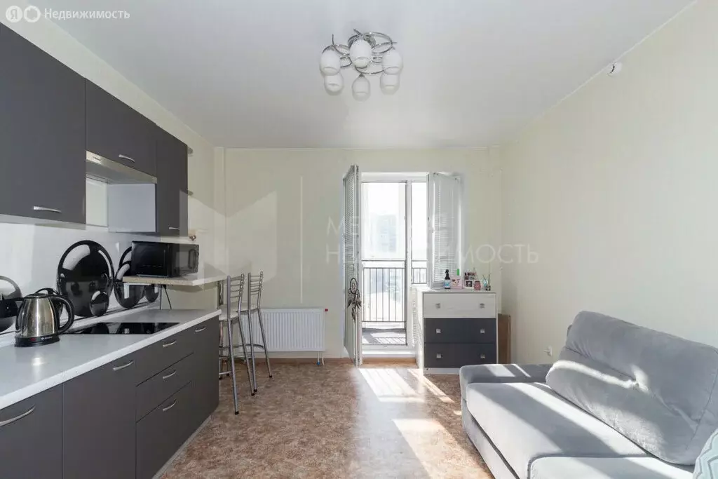 Квартира-студия: Тюмень, Интернациональная улица, 199к6 (24 м) - Фото 1