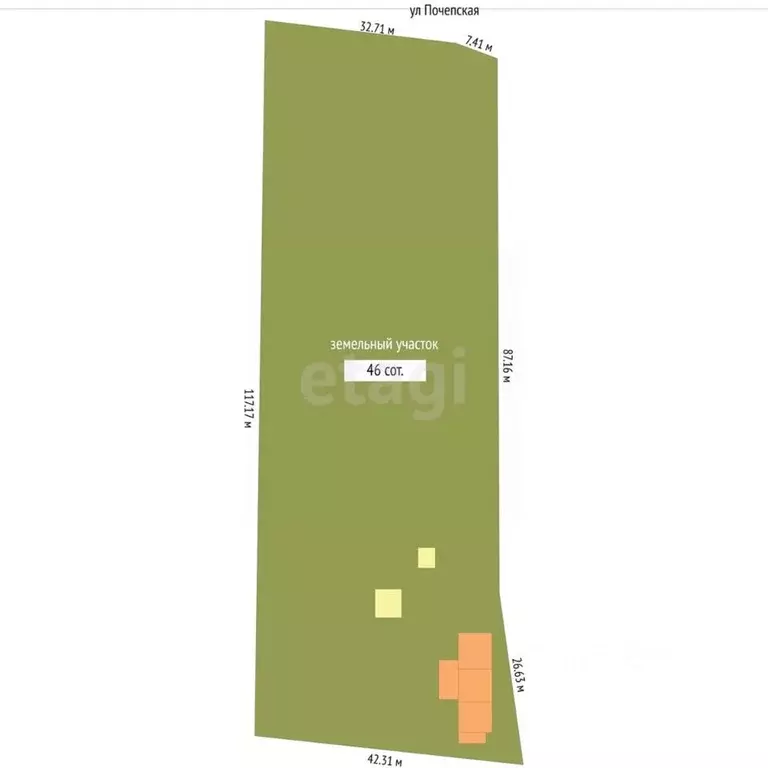 Дом в Брянская область, Почепский район, с. Доманичи ул. Копыловка (21 ... - Фото 2