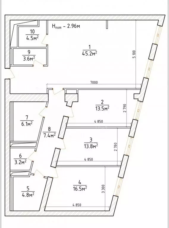 3-комнатная квартира: Москва, Машкова улица, 13с1 (120 м) - Фото 0