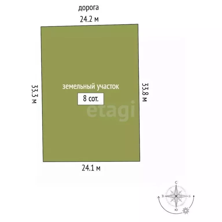 Участок в Крым, Белогорск ул. Арзу, 12 (8.0 сот.) - Фото 2