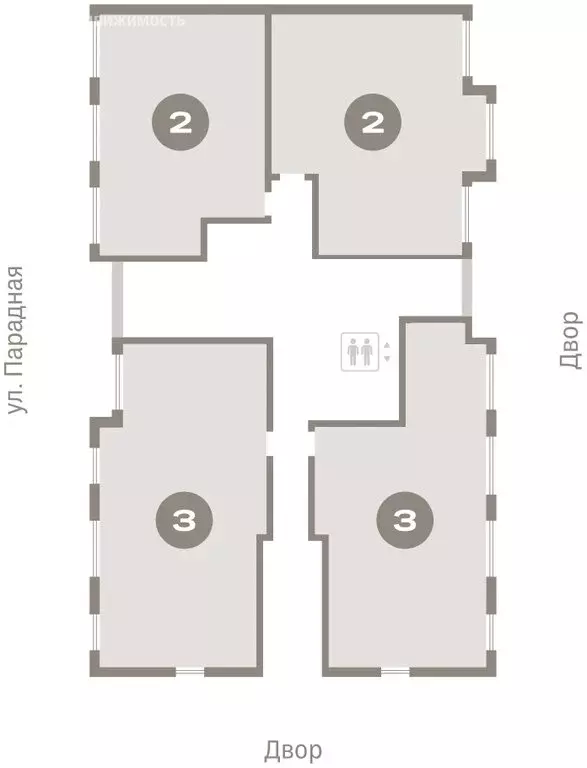 3-комнатная квартира: Новоселье, ЖК Брусника (81.22 м) - Фото 2