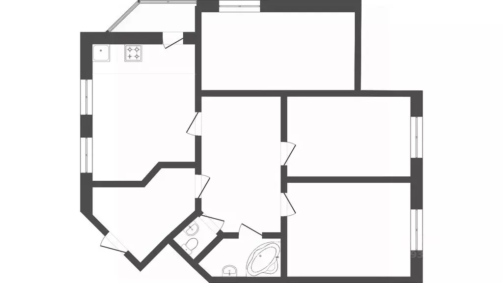 3-к кв. Тюменская область, Тюмень ул. Грибоедова, 13к2 (130.0 м) - Фото 1