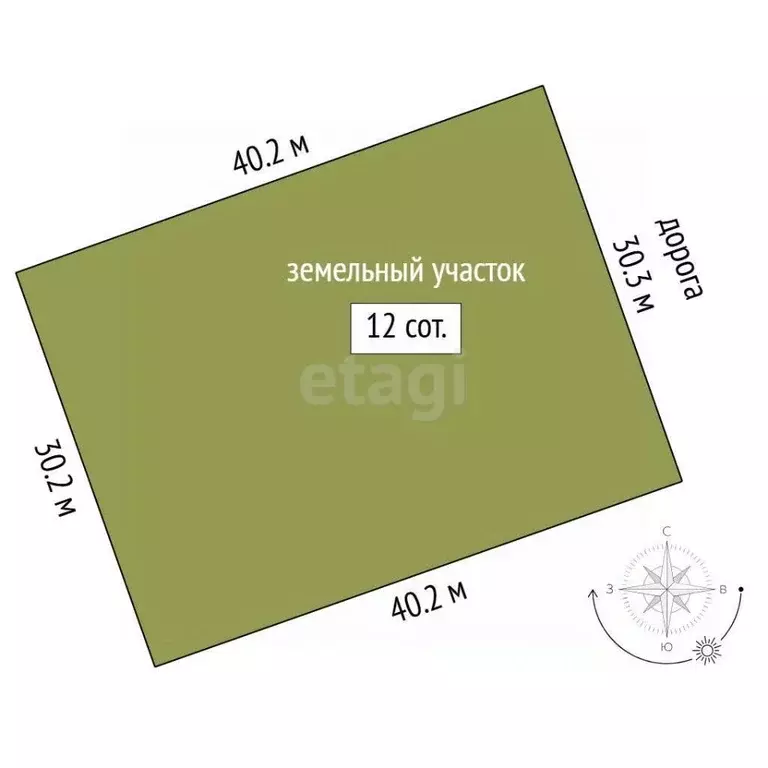 Участок в Тюменская область, Нижнетавдинский муниципальный округ, д. ... - Фото 2