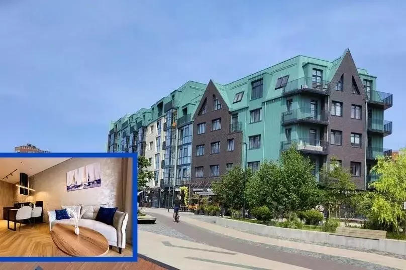 1-к кв. Калининградская область, Калининград Октябрьская ул., 12 (48.0 ... - Фото 2