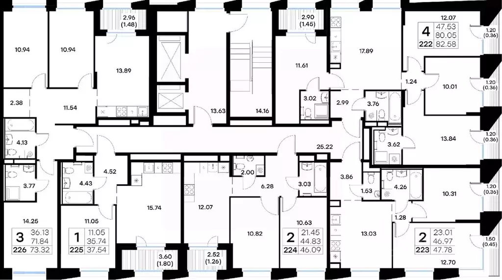 3-к кв. Татарстан, Казань ул. Профессора Мухамедьярова (73.32 м) - Фото 2