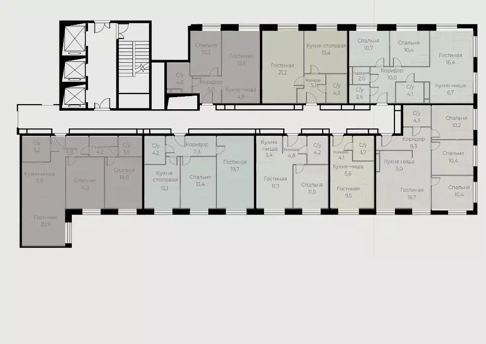 2-к кв. Москва ул. Наметкина, 10Д (62.9 м) - Фото 2