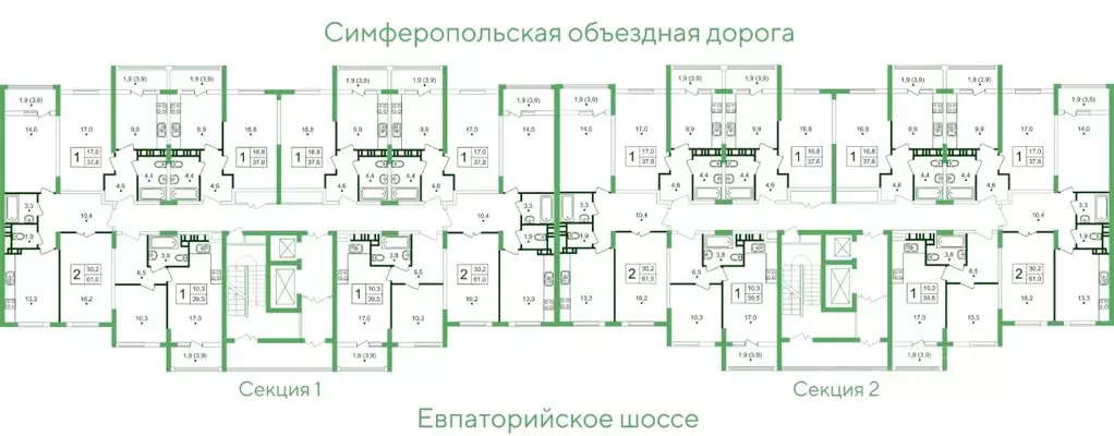 1-к кв. Крым, Симферопольский район, с. Мирное, Жигулина Роща мкр, ... - Фото 1