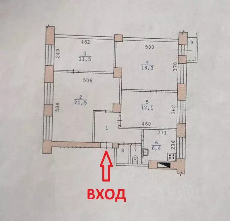 4-к кв. Свердловская область, Екатеринбург ул. Куйбышева, 48к2 (78.1 ... - Фото 1