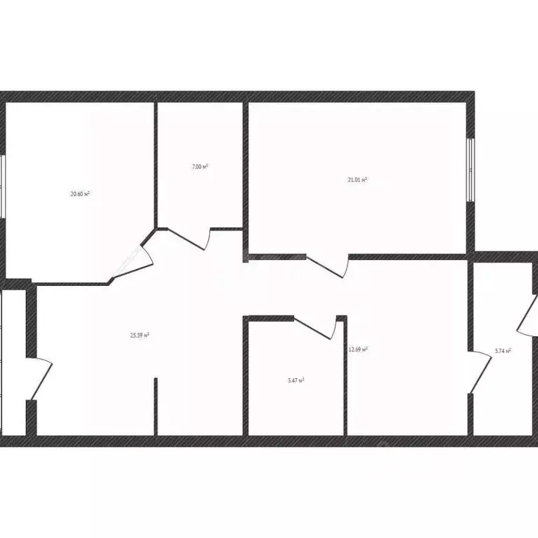3-к кв. Брянская область, Брянский район, Снежское с/пос, пос. Путевка ... - Фото 2