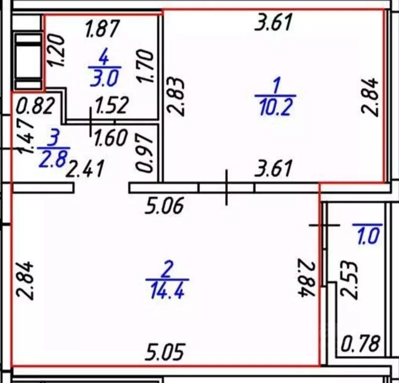 1-к кв. Свердловская область, Екатеринбург ул. Евгения Савкова, 35/2 ... - Фото 2