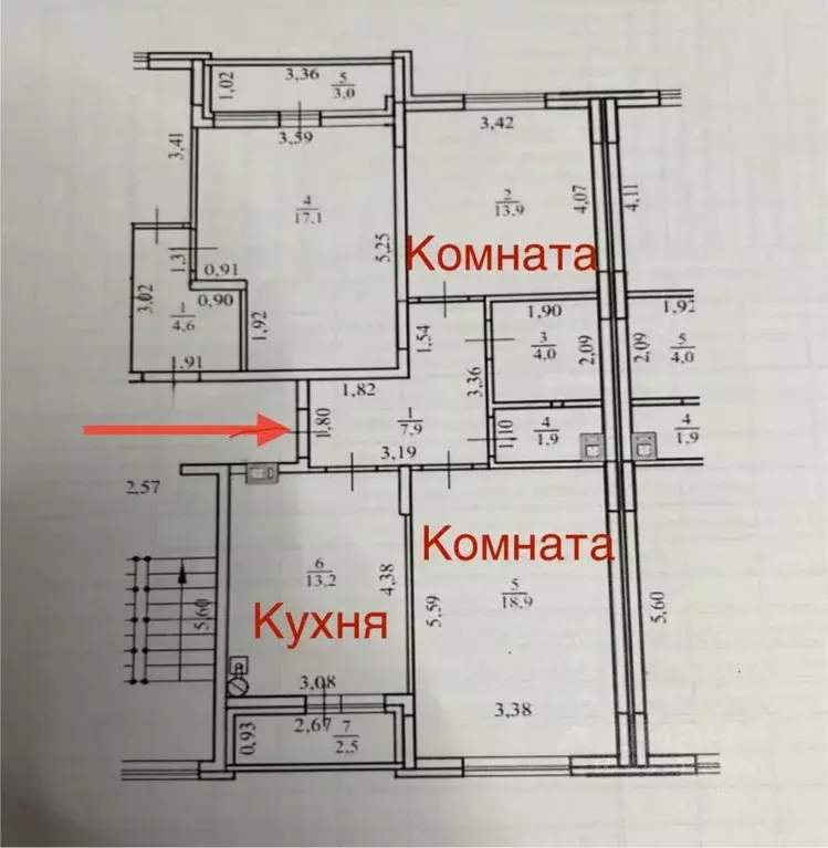 2-к кв. Нижегородская область, Бор ул. Луначарского, 216к2 (59.8 м) - Фото 1