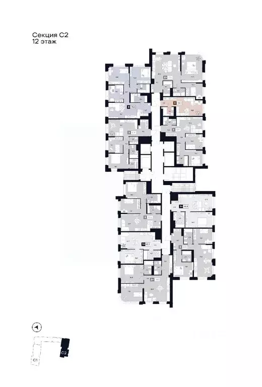2-к кв. Москва Лодочная ул., 27К2 (62.5 м) - Фото 1