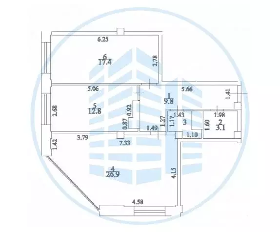 1-к кв. Ставропольский край, Ессентуки Октябрьская ул., 8/5 (72.3 м) - Фото 1