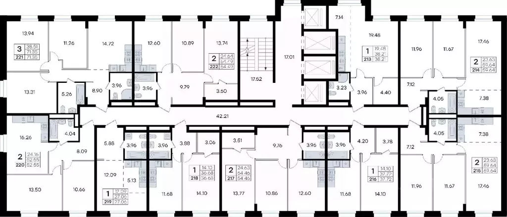 Студия Приморский край, Владивосток ул. Тухачевского, 80 (38.21 м) - Фото 2