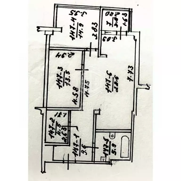 3-к кв. Крым, Ялта ул. Красных Партизан, 14Б (75.0 м) - Фото 1
